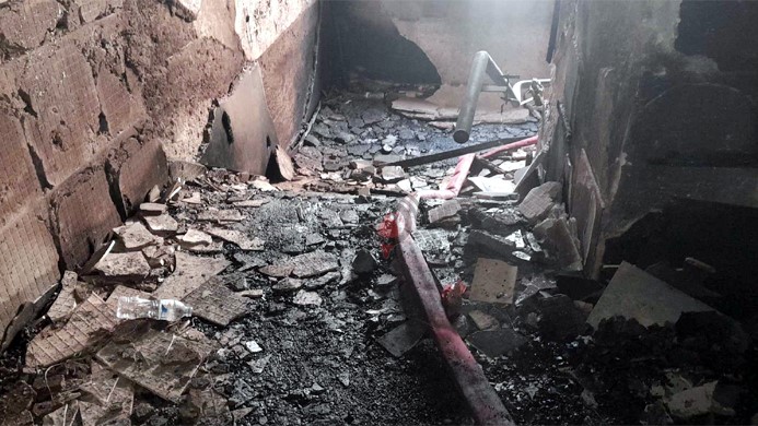 সচিবালয়ে আগুন: ৭ নম্বর ভবনের অধিকাংশ পুড়ে ছাই