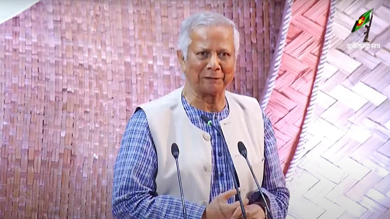 সন্ধ্যায় জাতির উদ্দেশে প্রধান উপদেষ্টা ভাষণ  