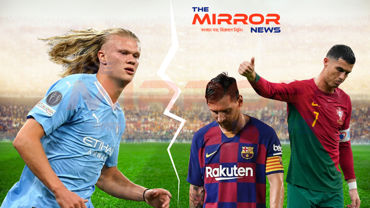 হ্যালান্ডের ৩০০ গোলের মাইলফলক, পেছনে ফেললেন মেসি-রোনালদোকেও