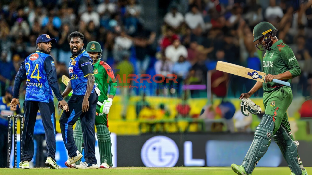 ৫ রানে ৭ উইকেট হারিয়ে দুঃস্বপ্নে বাংলাদেশ