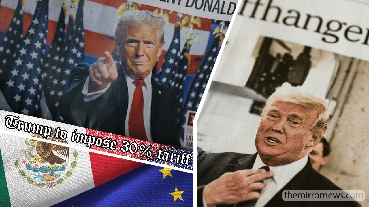 আগস্ট থেকে ইইউ ও মেক্সিকো পণ্যে ৩০% শুল্ক দেবেন ট্রাম্প