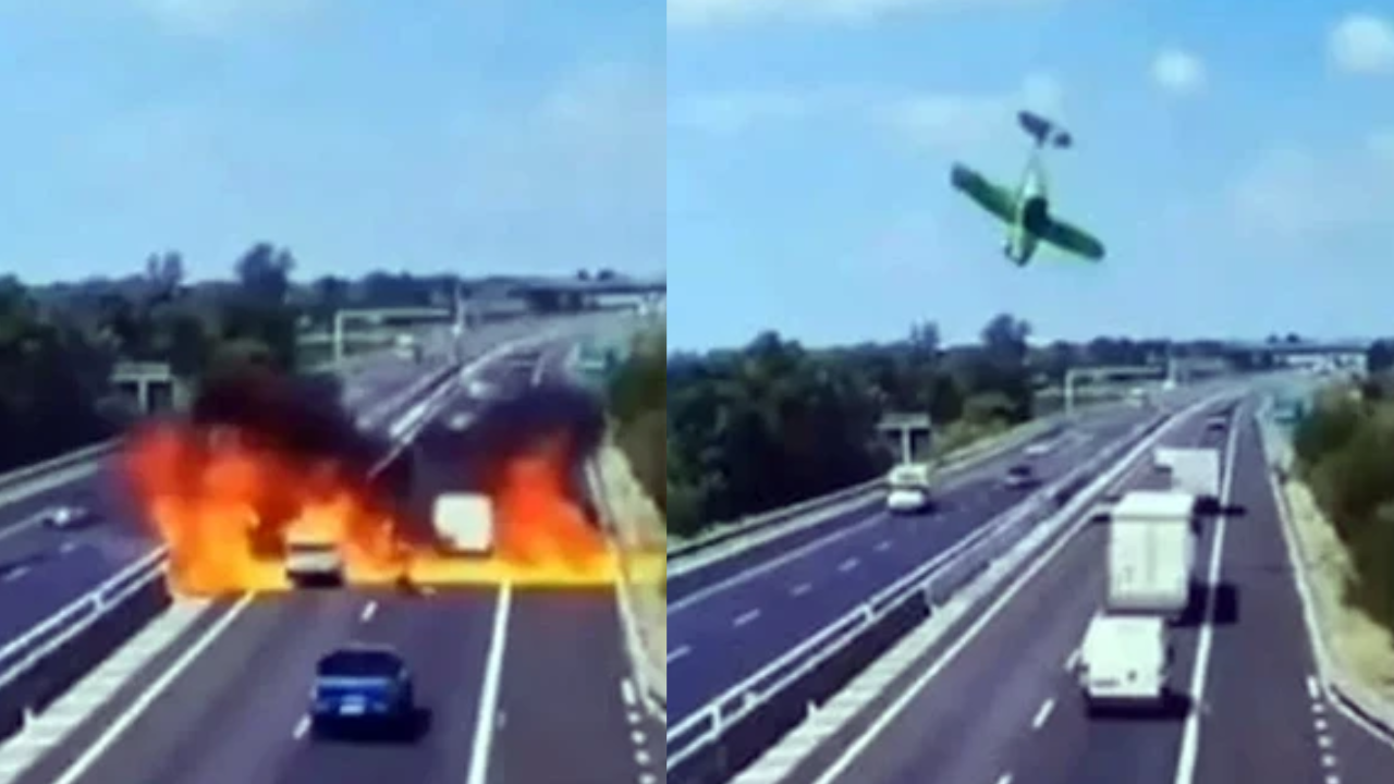 ইতালির রাস্তায় উড়োজাহাজ বিধ্বস্তে নিহত ২