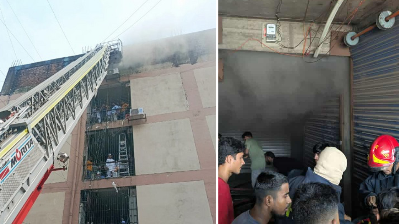 গুলিস্তানে সুন্দরবন স্কয়ার মার্কেটে আগুন, কাজ করছে ১১ ইউনিট