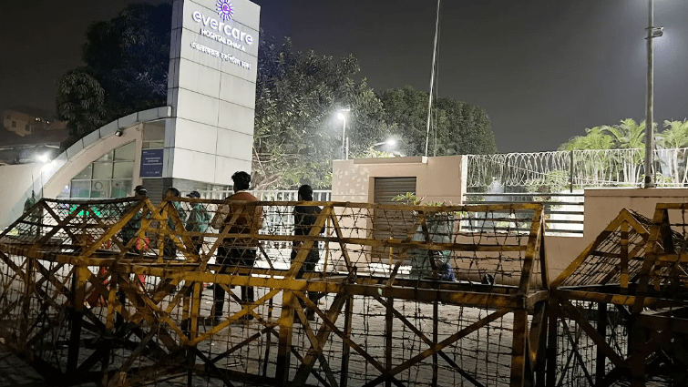 এভারকেয়ার হাসপাতালের নিরাপত্তা জোরদার