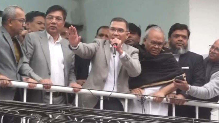 নয়াপল্টনের দলীয় কার্যালয়ে তারেক রহমান