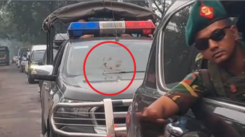 প্রধানমন্ত্রীর গাড়িবহরে ইটের টুকরো, তদন্তে পুলিশ