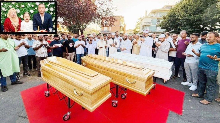 ইতালিতে স্ত্রী-কন্যাসহ বাবুলকে হত্যা: দেশে ফিরলো ৩ মরদেহ