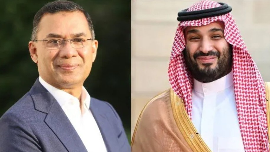 সৌদি যুবরাজের আমন্ত্রণ পেলেন প্রধানমন্ত্রী তারেক রহমান