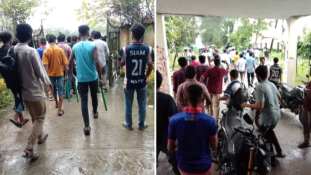 নোবিপ্রবিতে ছাত্রদলের দুই গ্রুপের সংঘর্ষ, আহত ৫