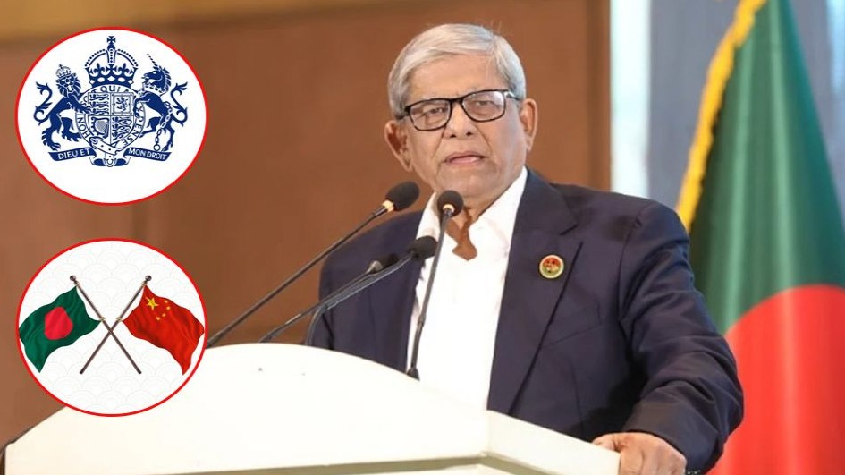 নবনির্বাচিত রাষ্ট্রপতি মির্জা ফখরুলকে অভিনন্দন জানিয়েছে যুক্তরাজ্য ও চীন