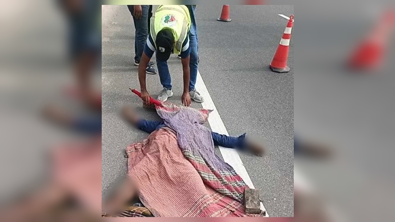 এলিভেটেড এক্সপ্রেসওয়েতে স্কচটেপ মোড়ানো অজ্ঞাত মরদেহ উদ্ধার
