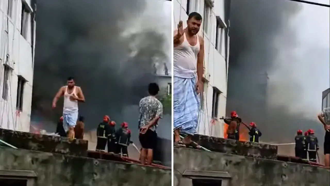 বাড্ডায় ফার্নিচারের গোডাউনে আগুন, নিয়ন্ত্রণে ২ ইউনিট