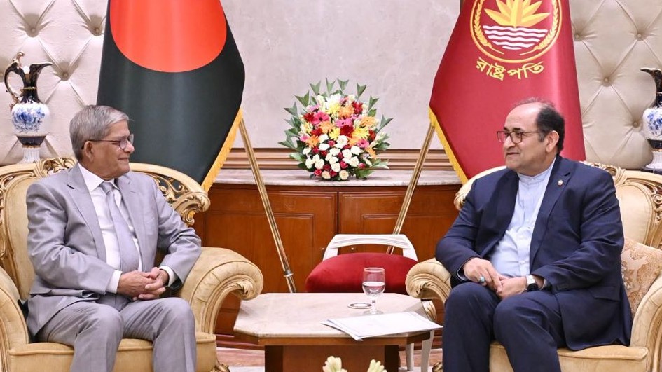রাষ্ট্রপতির সঙ্গে ইরানের রাষ্ট্রদূতের সৌজন্য সাক্ষাৎ