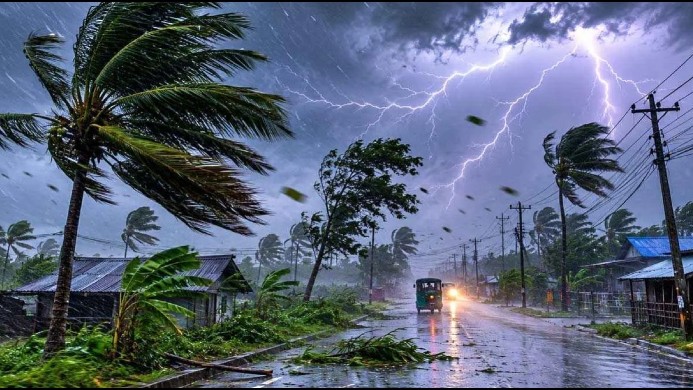 ৬ জেলায় ঝড়-বৃষ্টির সতর্কতা, নদীবন্দরে ১ নম্বর সংকেত
