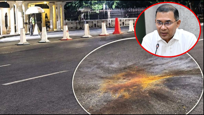 প্রধানমন্ত্রীর কার্যালয়ের সামনে ককটেল বিস্ফোরণ