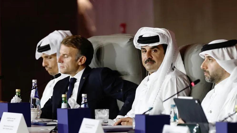 ইরানের হামলার নিন্দা, গাজায় যুদ্ধবিরতি চায় কাতার-ফ্রান্স
