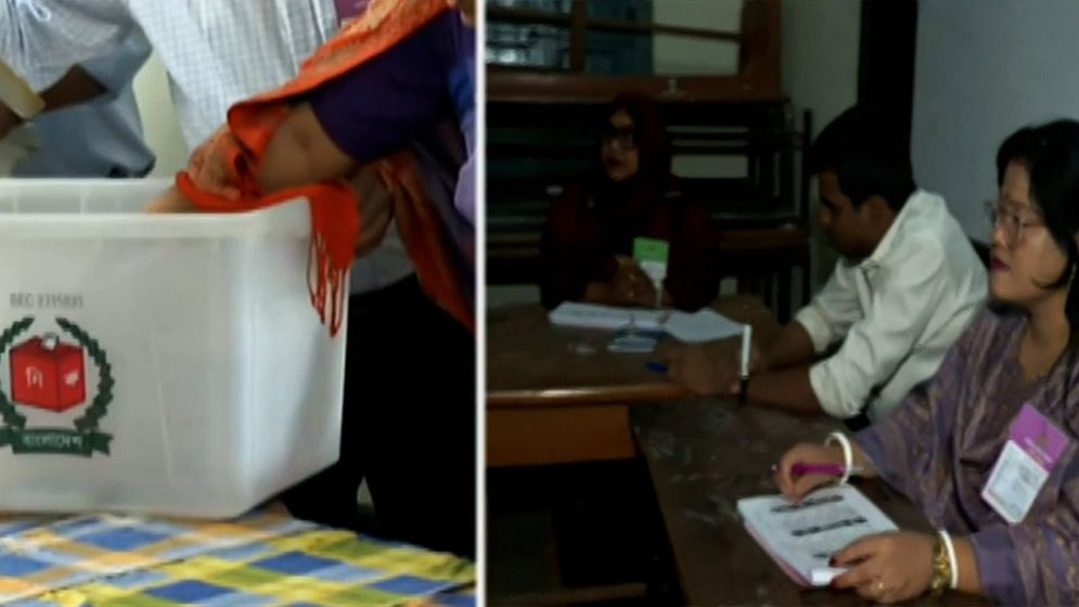 ঠাকুরগাঁও-১ আসনে উপনির্বাচনের ভোটগ্রহণ চলছে